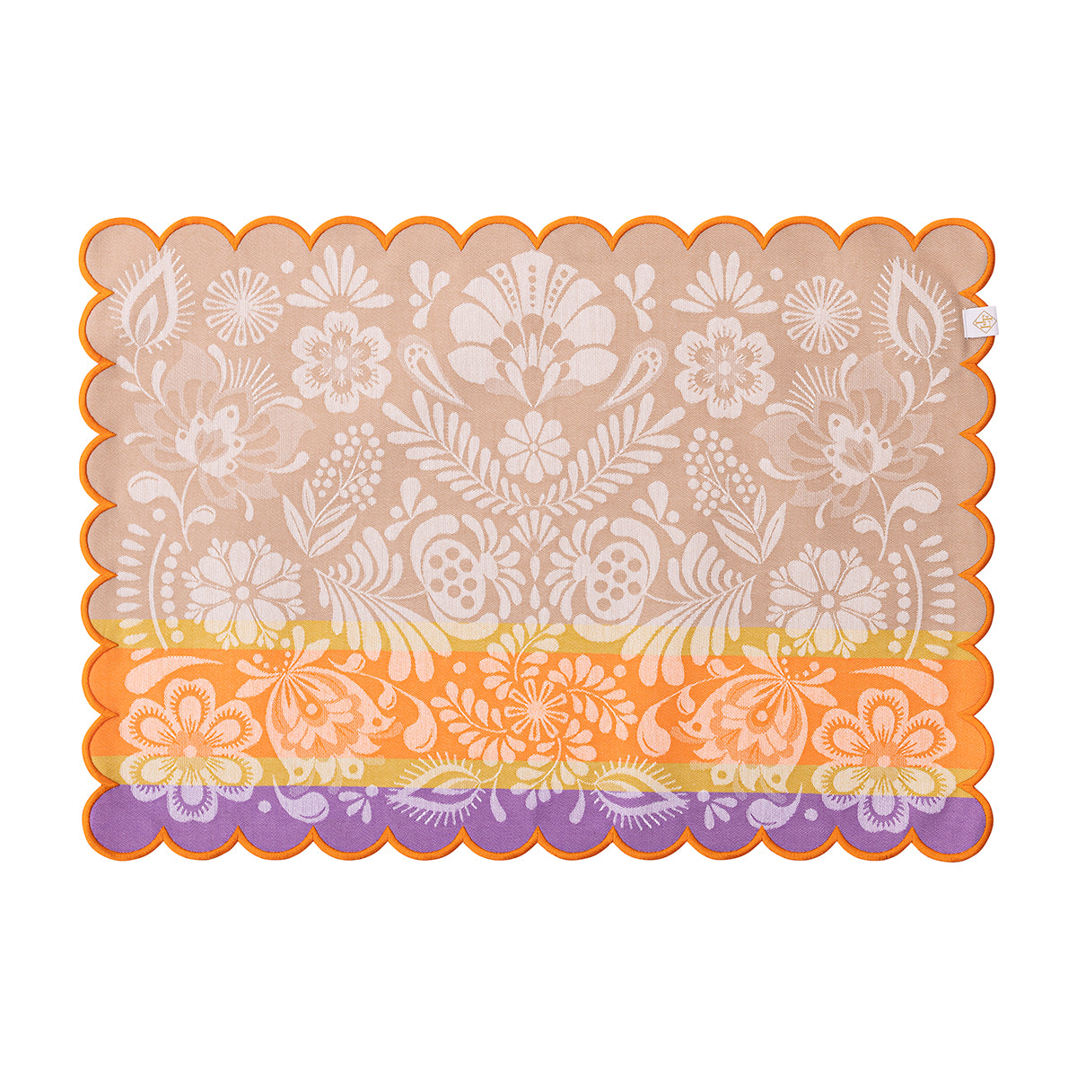 NEW! Alegria Yellow, Set of 2 Coated Placemats - r. h. ballard shop & gallery