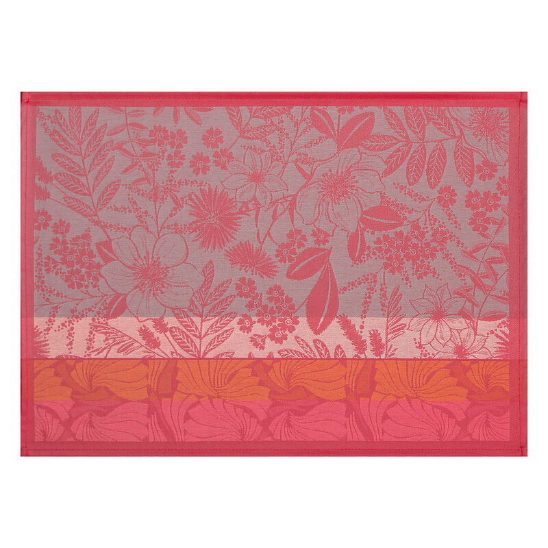 Cottage Cozy Red/Pink, Set of 2 Coated Placemats