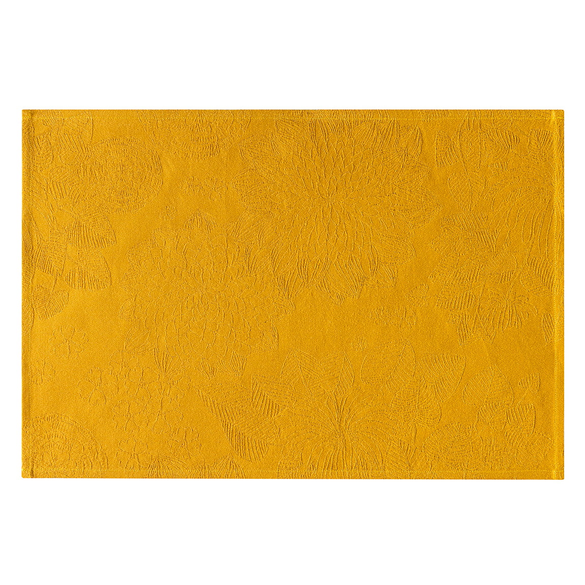 Marie-Galante Mustard Yellow, Set of 2 Coated Placemats
