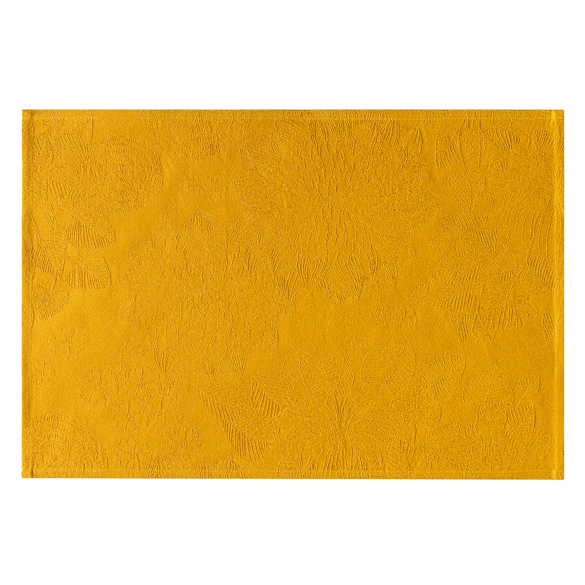Marie-Galante Mustard Yellow, Set of 2 Coated Placemats