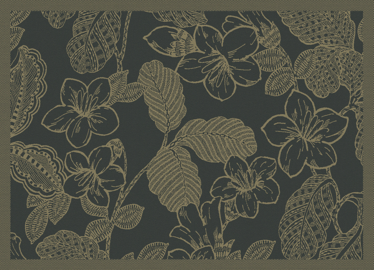 NEW! Sulawesi Green Coated Placemats, Set of 2