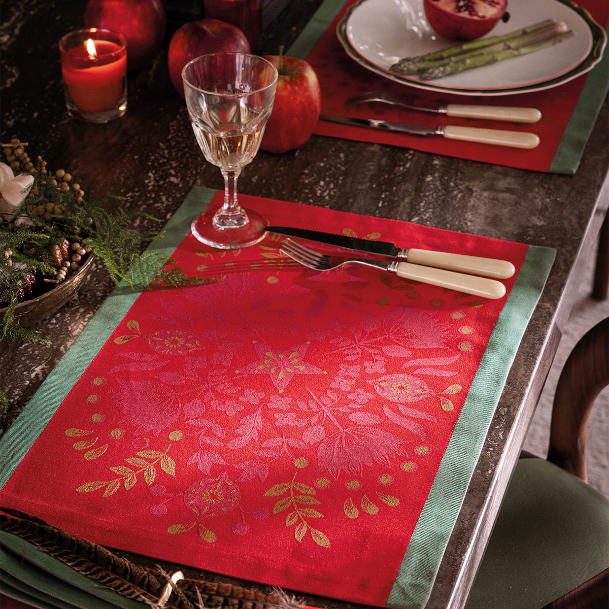 NEW! Feerie Red Holiday COTTON Collection