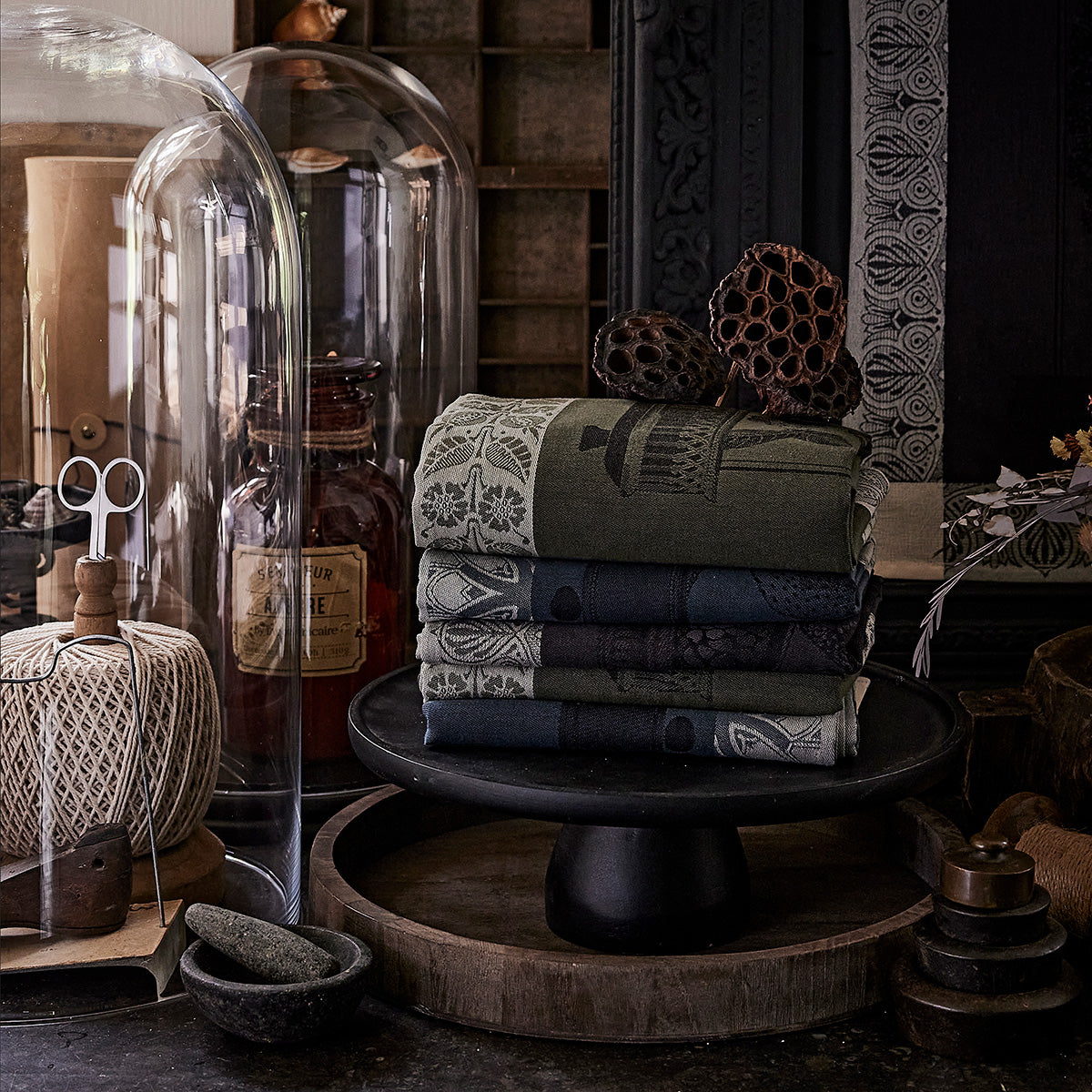 Curiosites Minerales Grey Towel