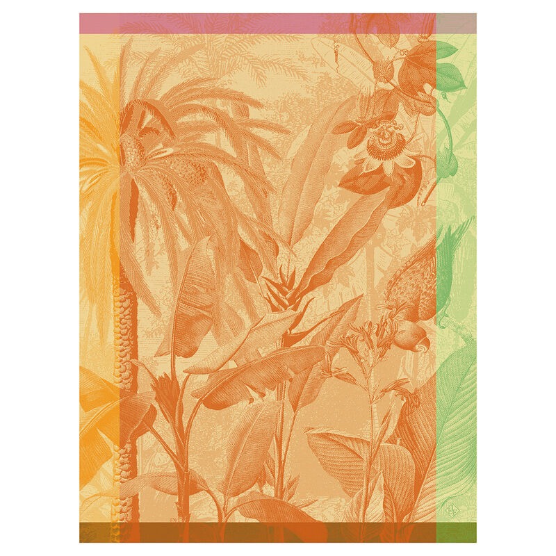 Équateur Orange Tea Towel