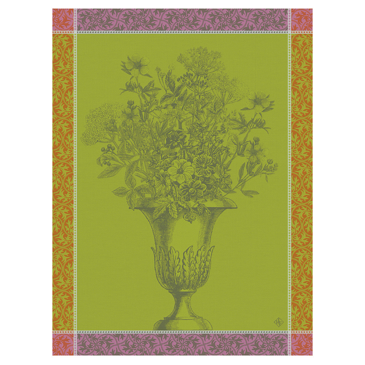 Floraison Uni Purple Towel