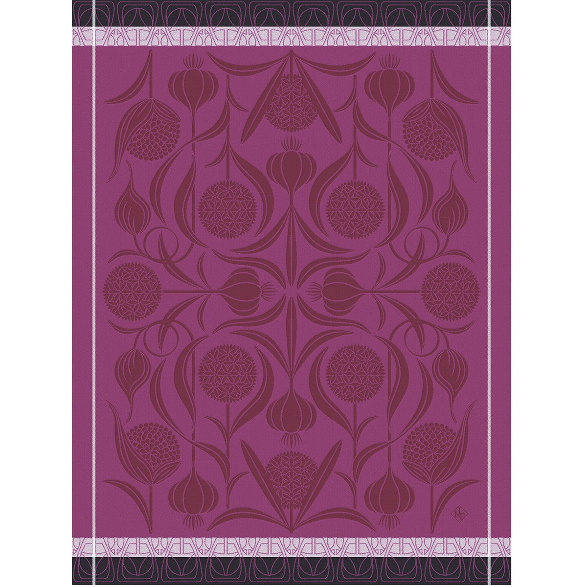 L’ail Magenta Tea Towel