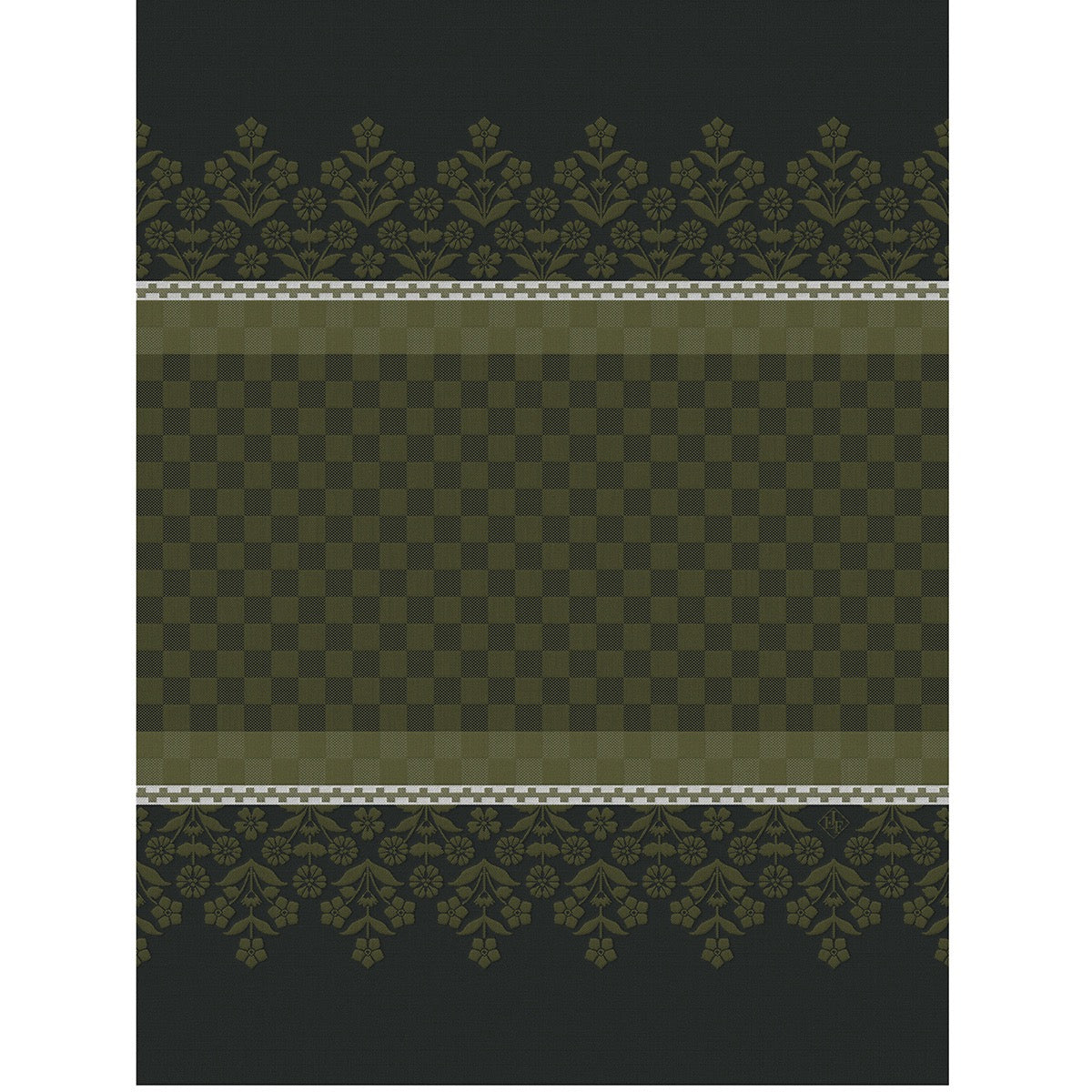 Lulu Lucien Green Tea Towel