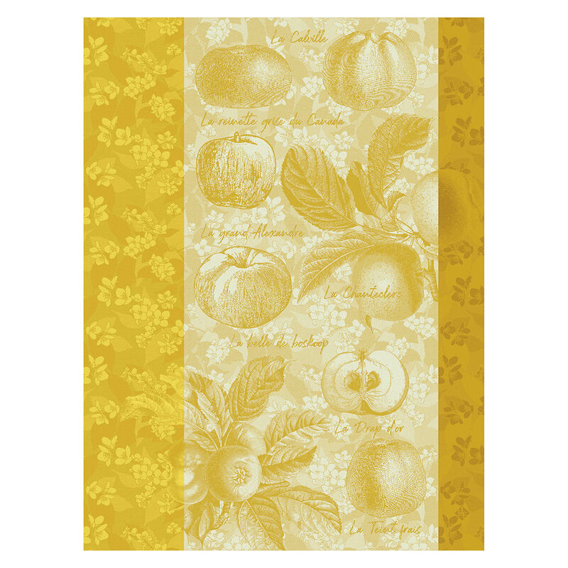 Pommes Croquer Golden Yellow Towel