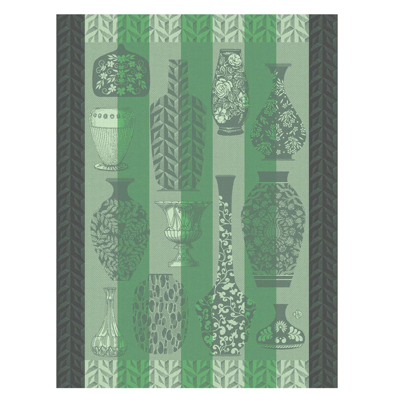 NEW! Poteries Green Tea Towel