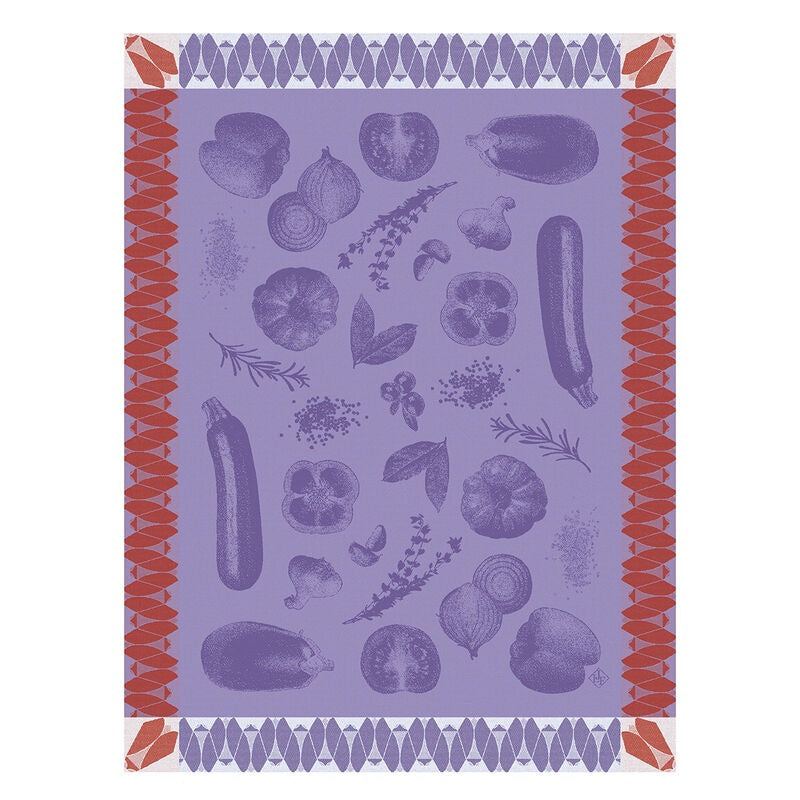 Ratatouille Purple Towel