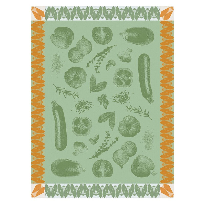 Ratatouille Green Towel