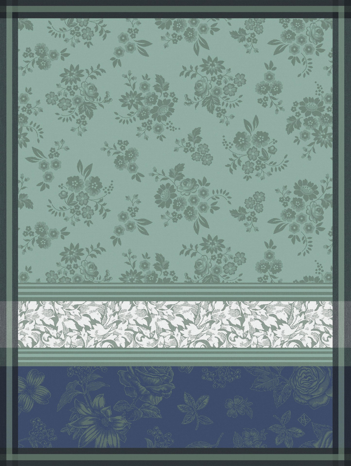 NEW! Romance Green Tea Towel