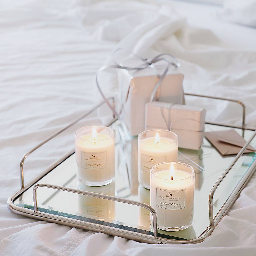Set of 3 Roland Pine Votive Soy Candles