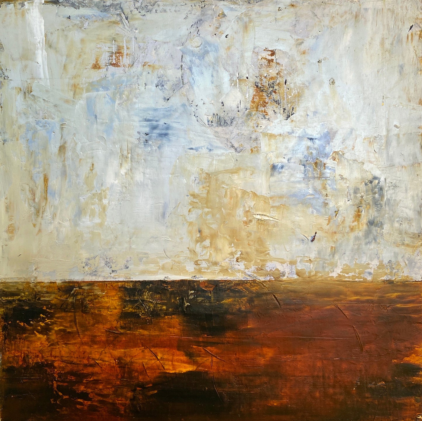 Land & Sky, Oil and Cold Wax