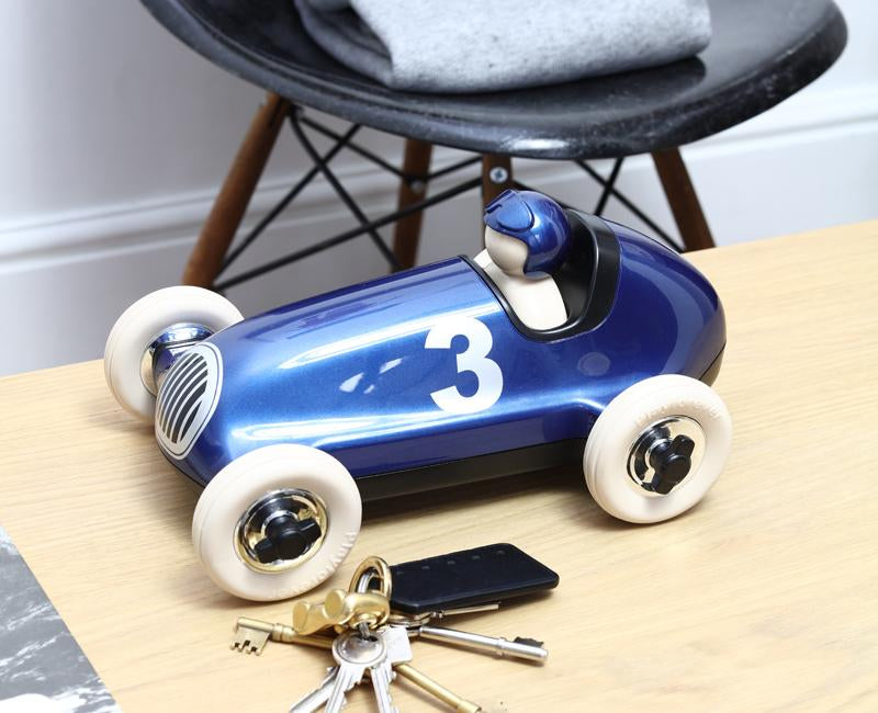 Bruno Blue Race Car, Extra Large
