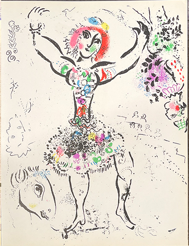 Woman Juggler, Marc Chagall