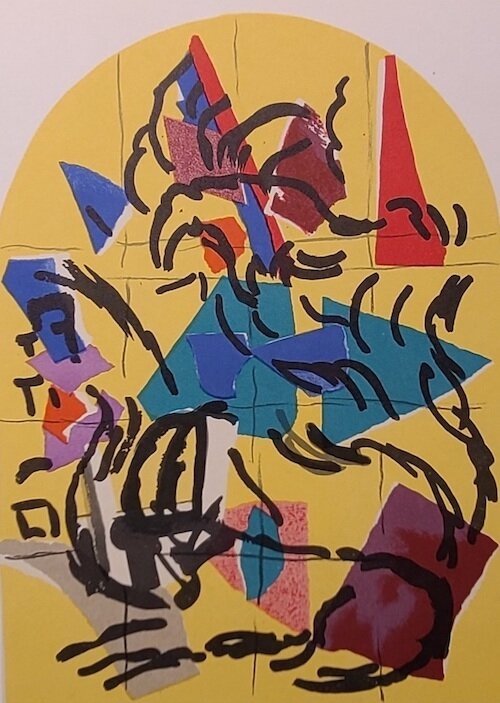 Tribe Of Naphtali Preliminary Design, Marc Chagall
