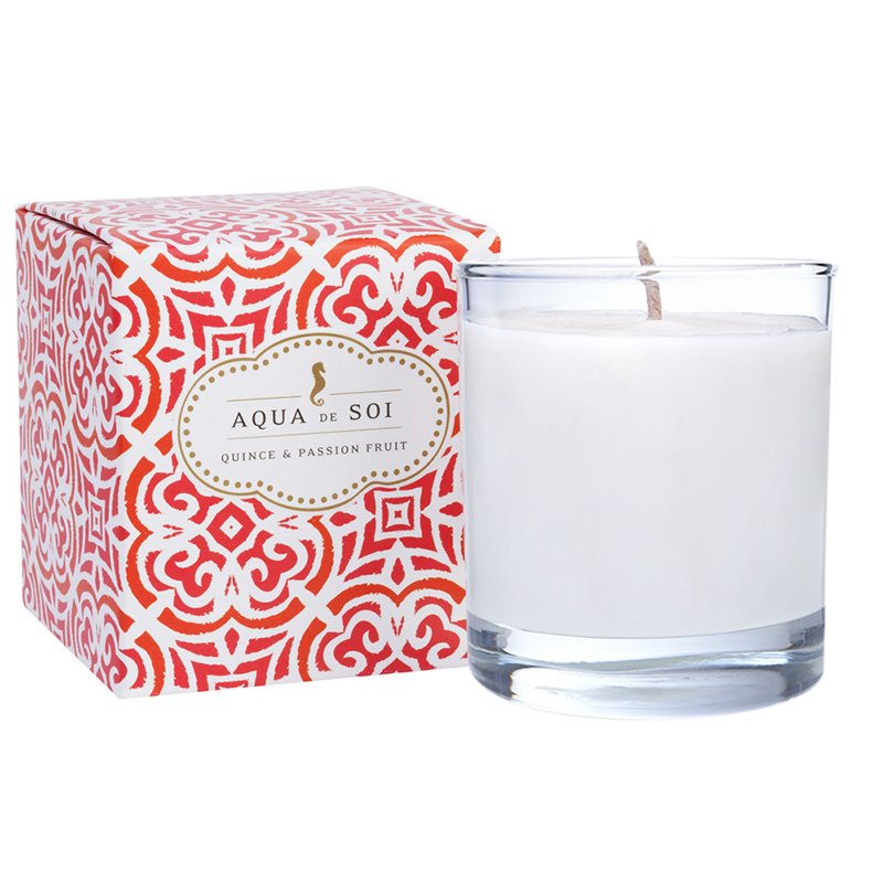 Aqua de Soi Quince & Passion Fruit Candle, 11 oz