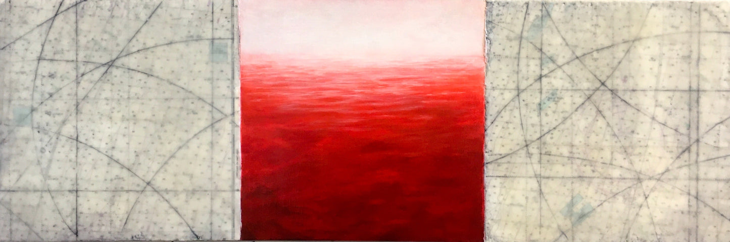 Uncharted Waters, Oil & Encaustic