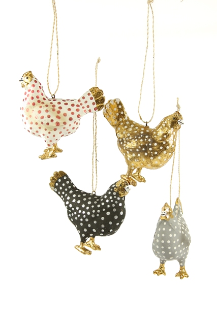 Merriment Hen Ornament