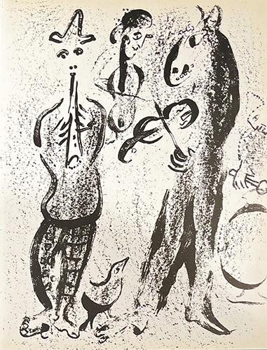 Les Saltimbanques, Marc Chagall