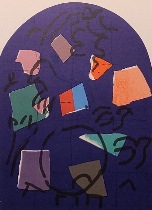 Tribe Of Simeon Preliminary Design, Marc Chagall