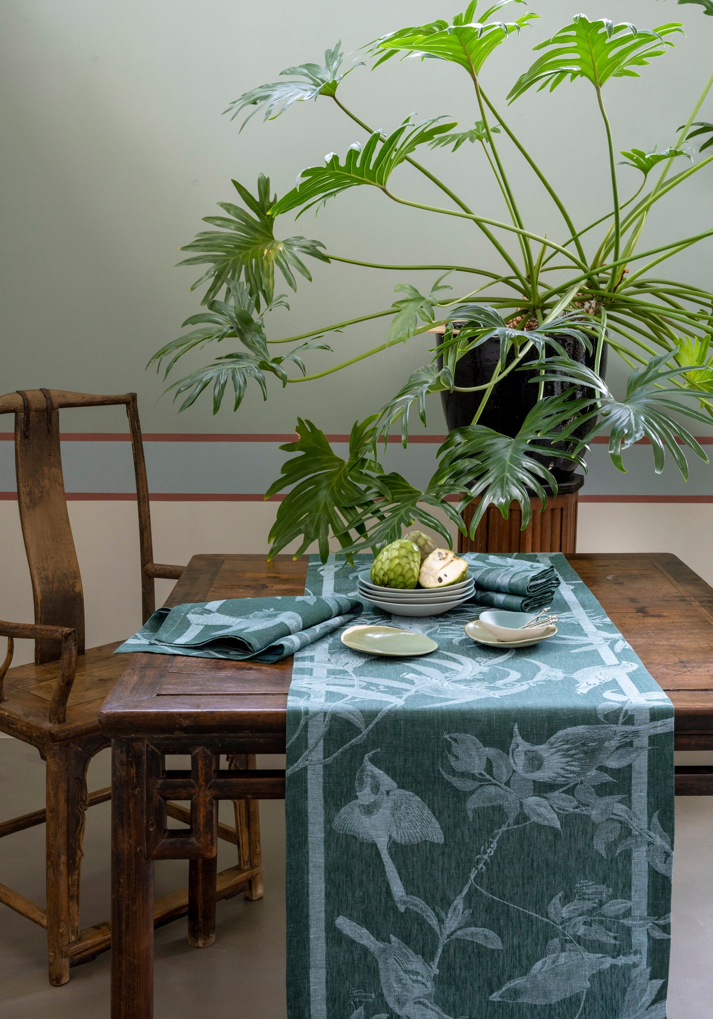 Voliere Green Linen