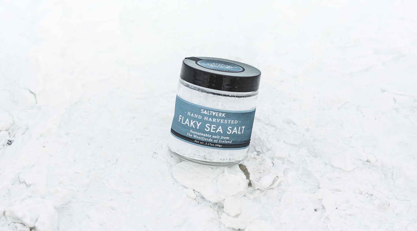 Icelandic Hand-Harvested Sea Salt Set of 4, Saltverk