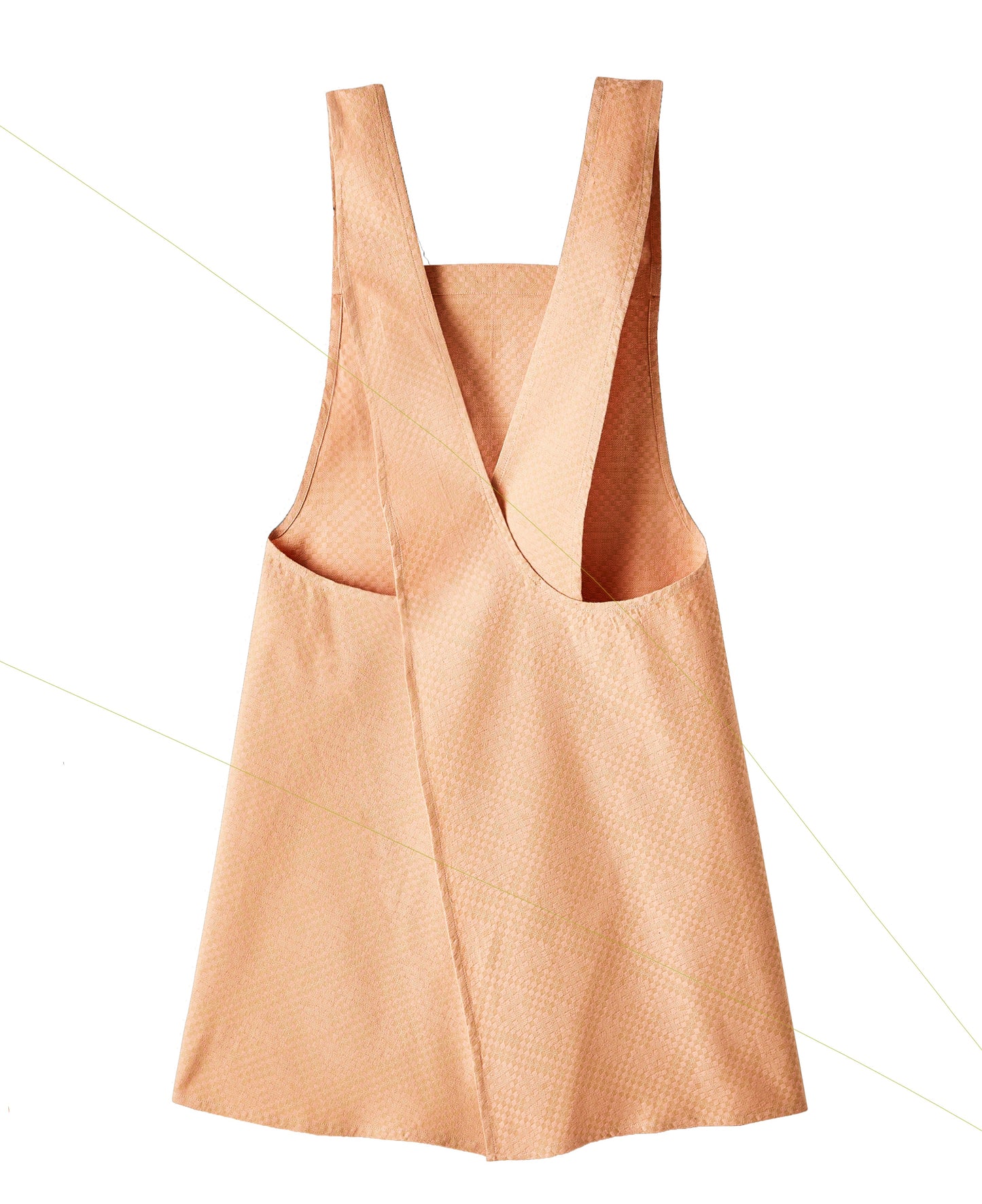 Essentiel Graphique Wrap Apron Terracotta