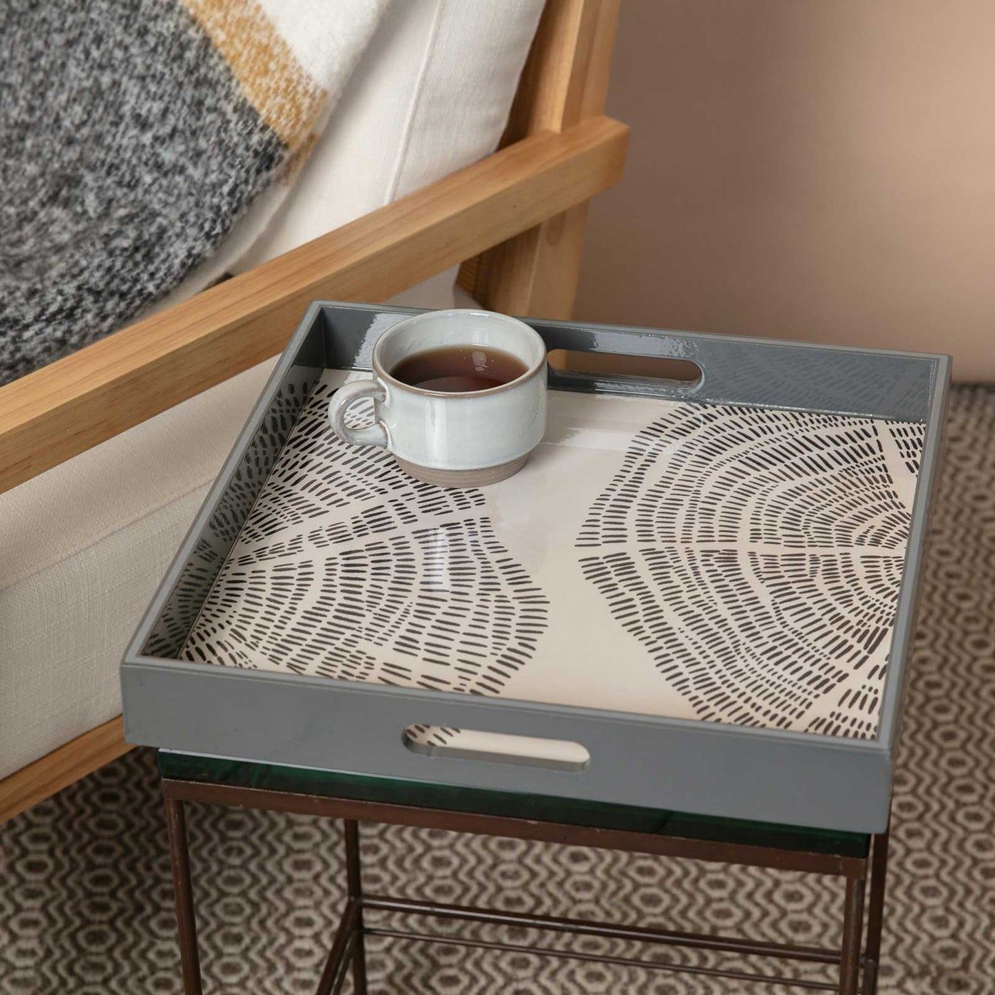 Wood Slice Tray