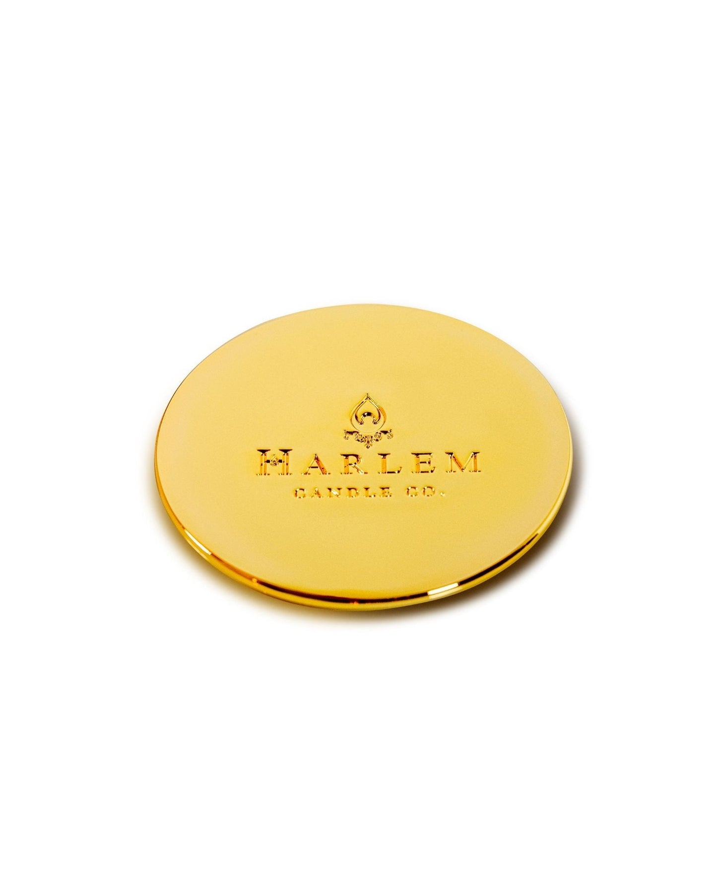 Gold Debossed Candle Lid