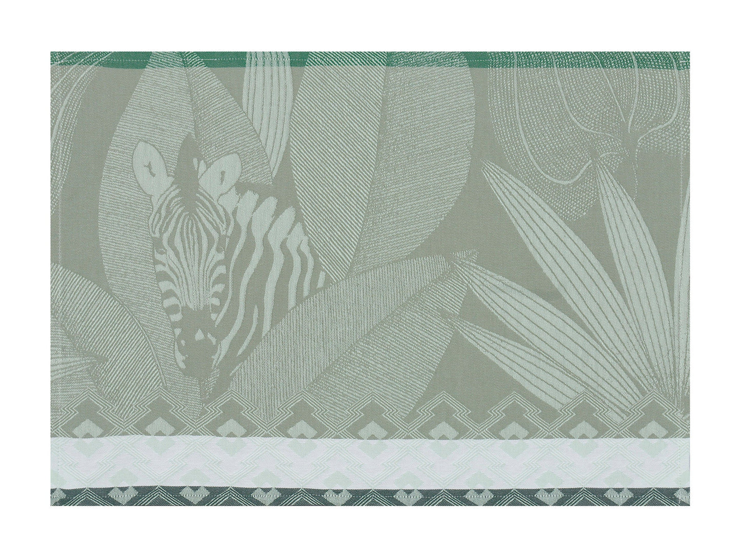 Nature Sauvage Green Cotton Placemats, Set of 2