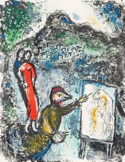 Devant St. Jeannet, Marc Chagall
