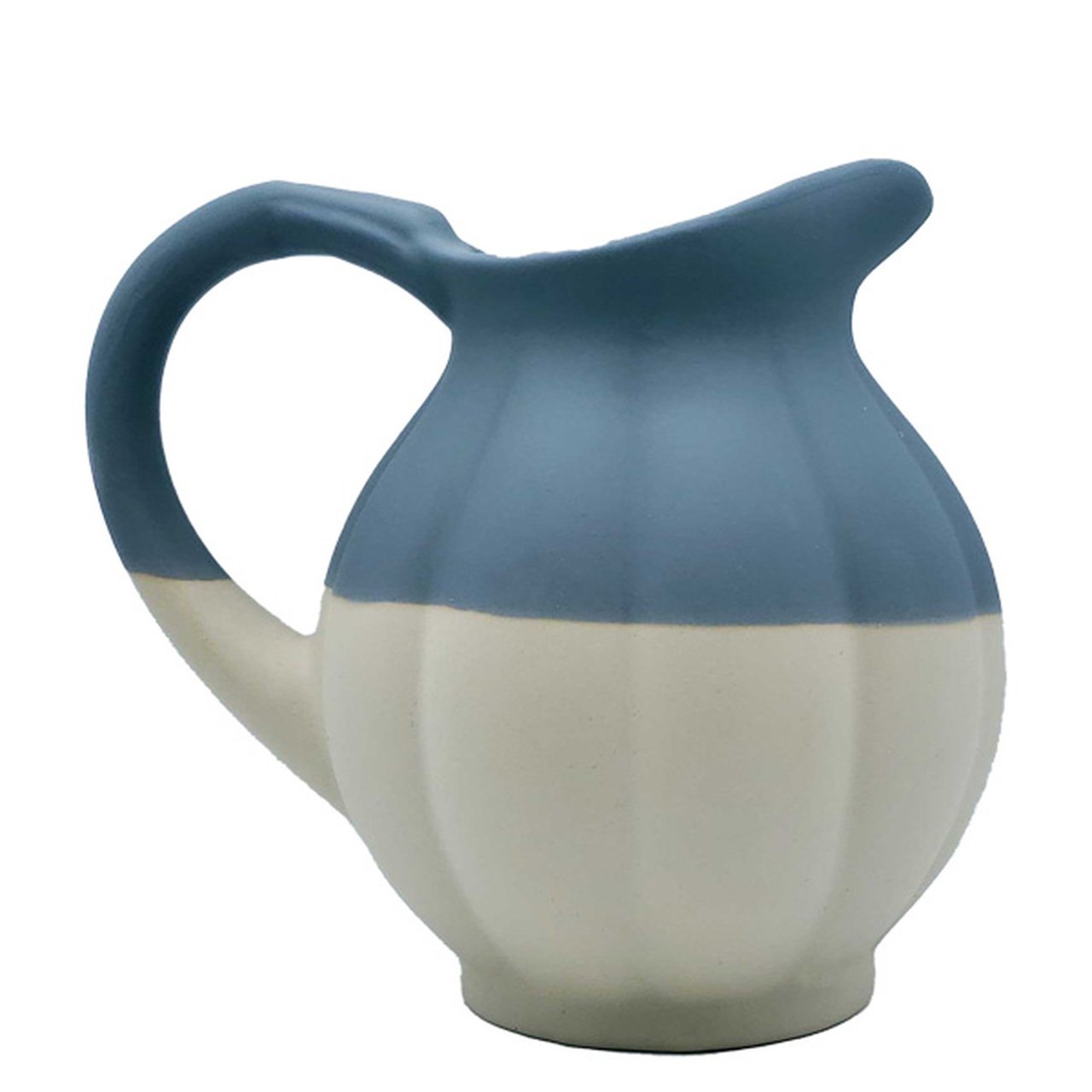 Dark Gray Pumpkin Pitcher