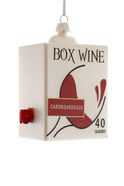 Boxed Wine Ornament