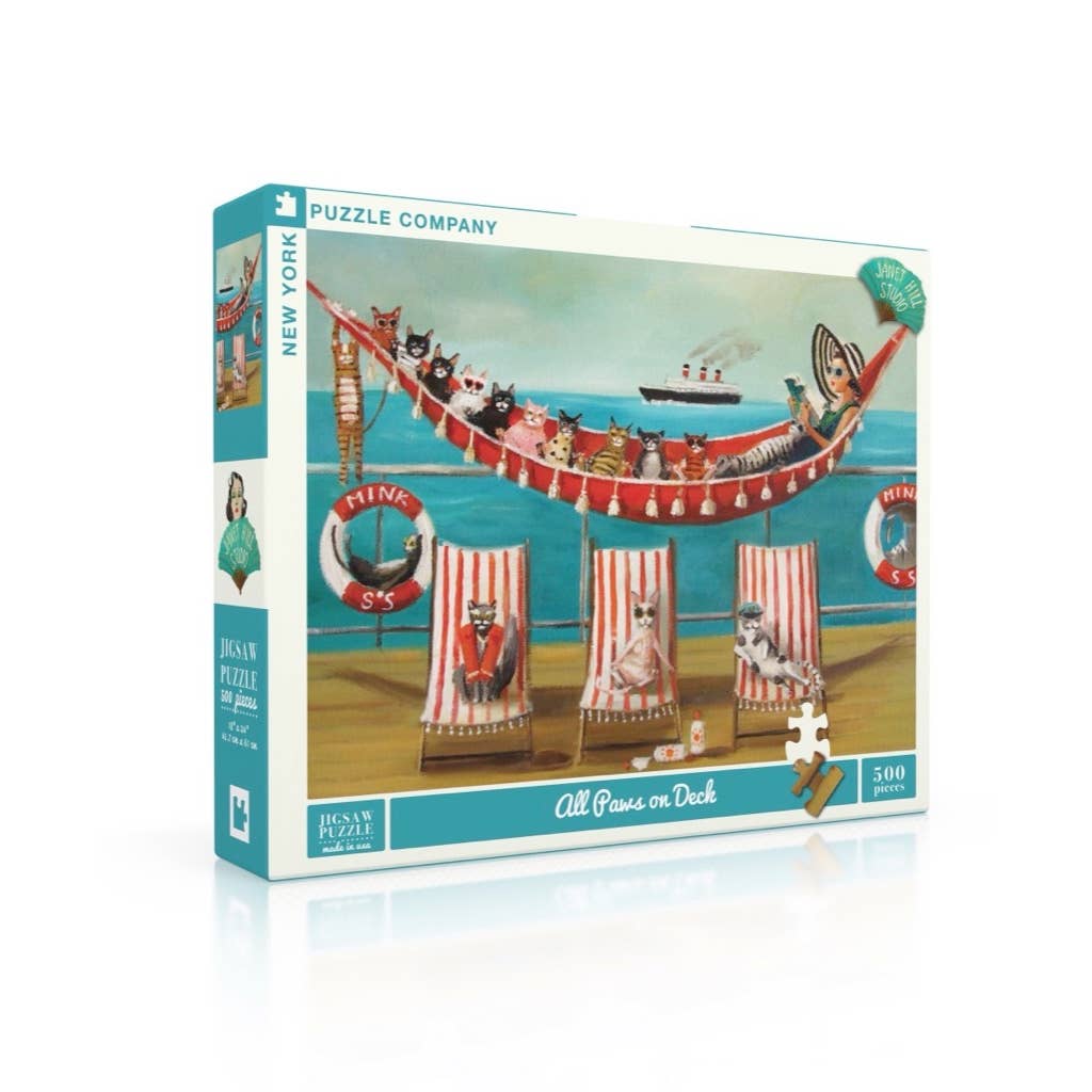 All Paws On Deck 500pc Puzzle