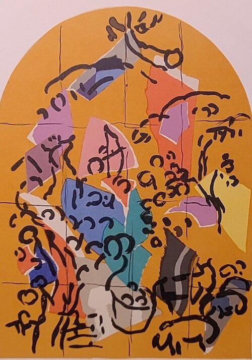 Tribe Of Joseph Preliminary Design, Marc Chagall