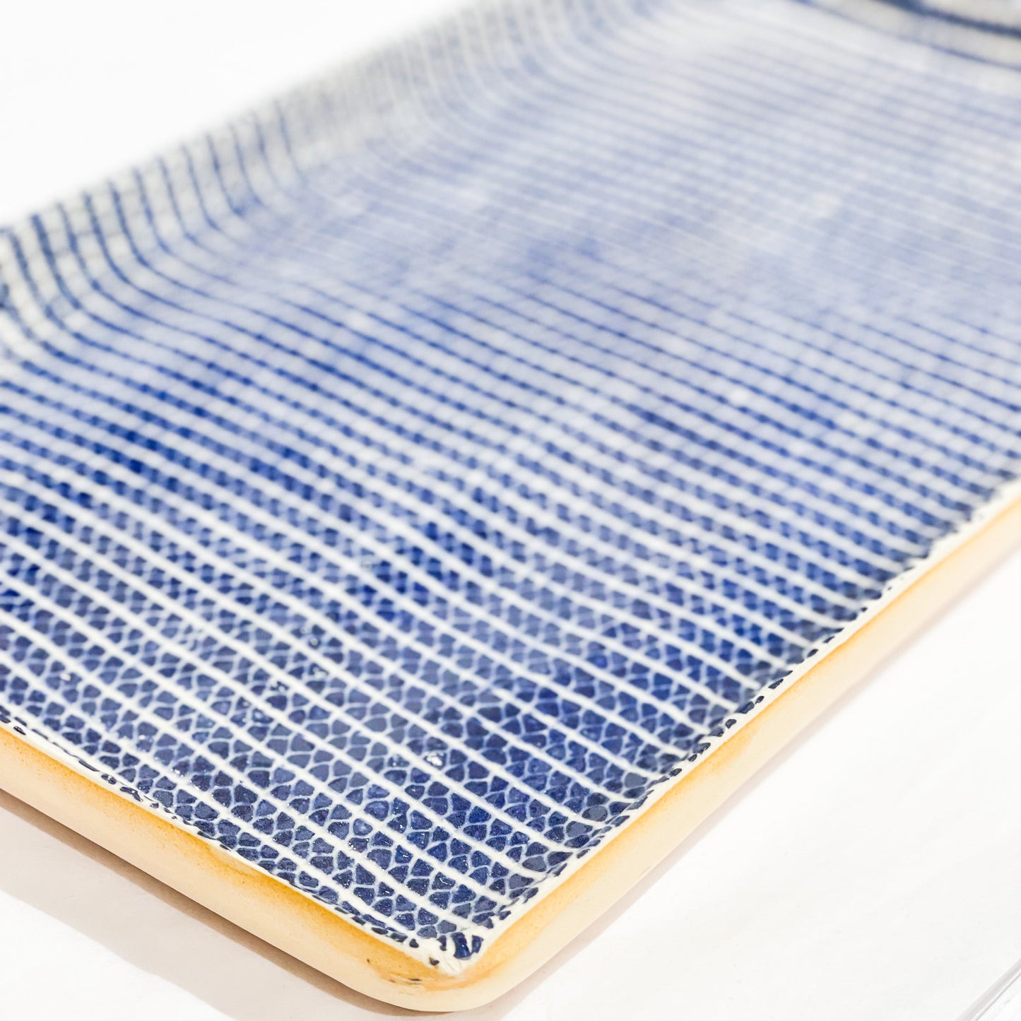 Terrafirma Ceramics - Cobalt Strata Large Tray