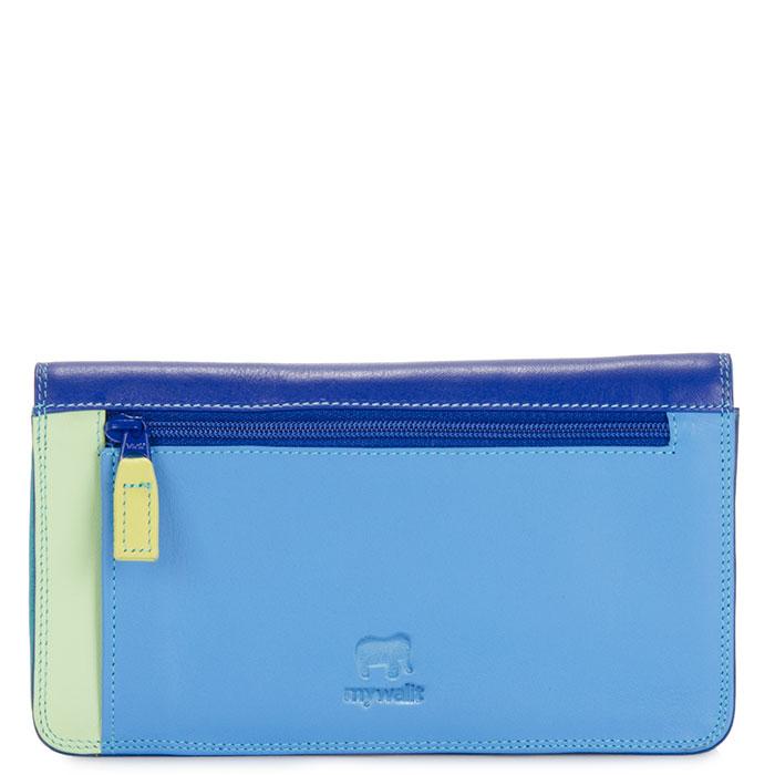 Medium Matinee Wallet in Seascape Color Scheme Back