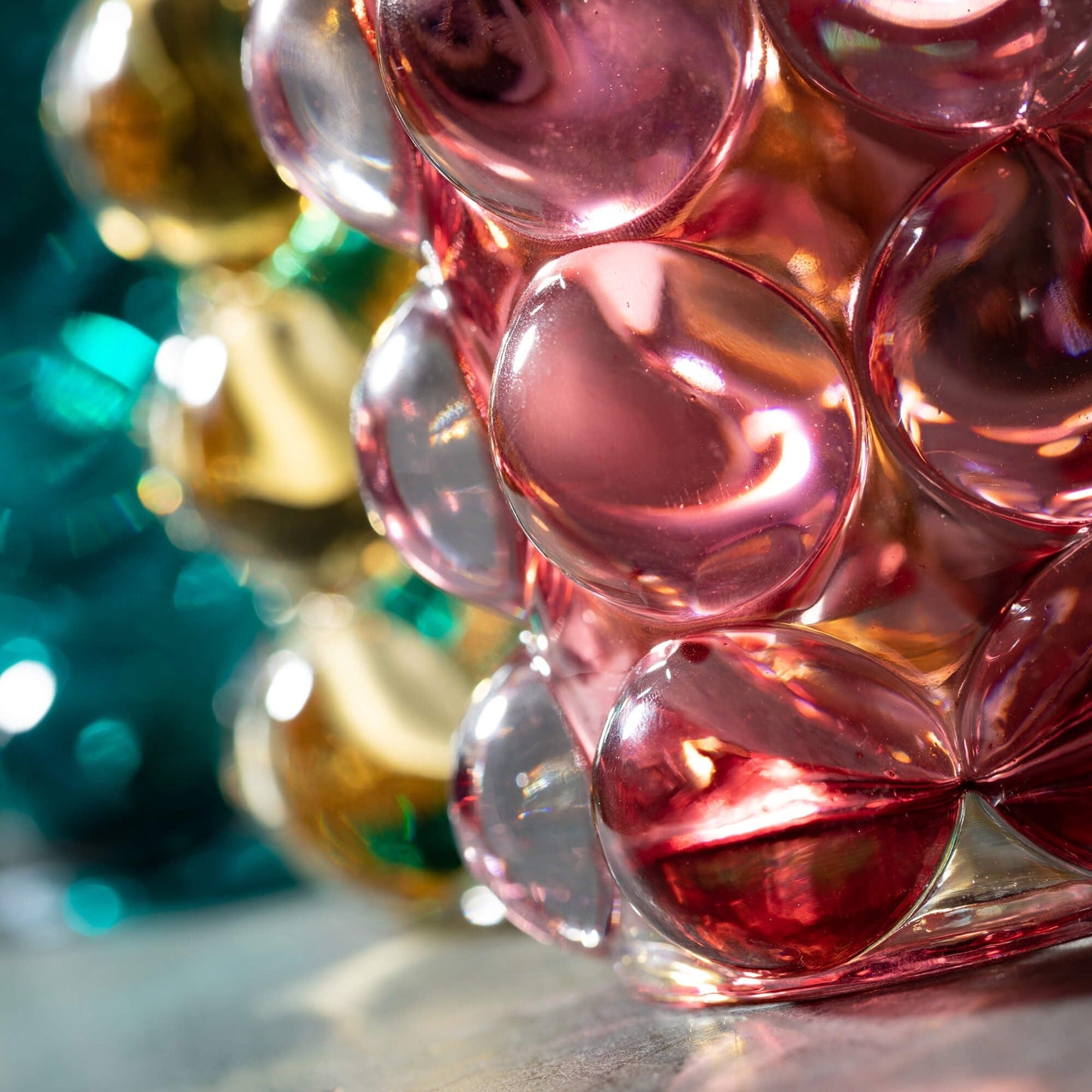 Bubble Glass Vessels, 3 Colors