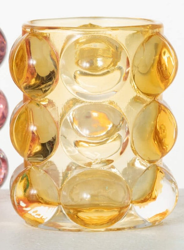 Bubble Glass Vessels, 3 Colors