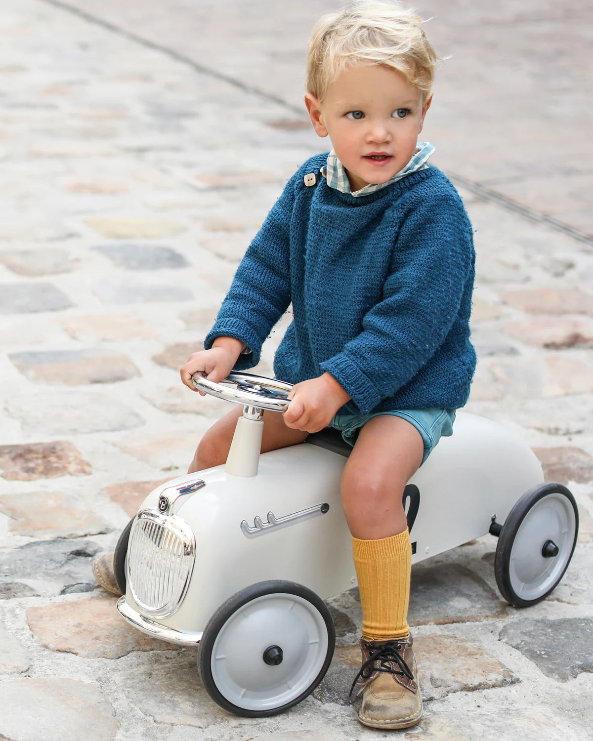 Baghera Ride-On White Car