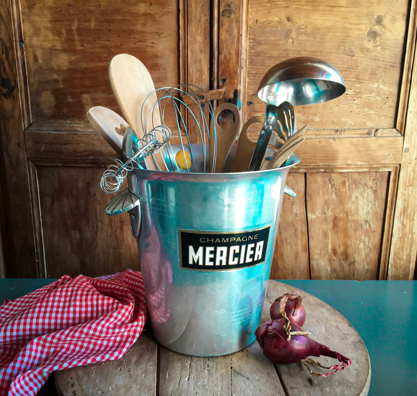 Vintage Mercier Epernay Champagne Bucket