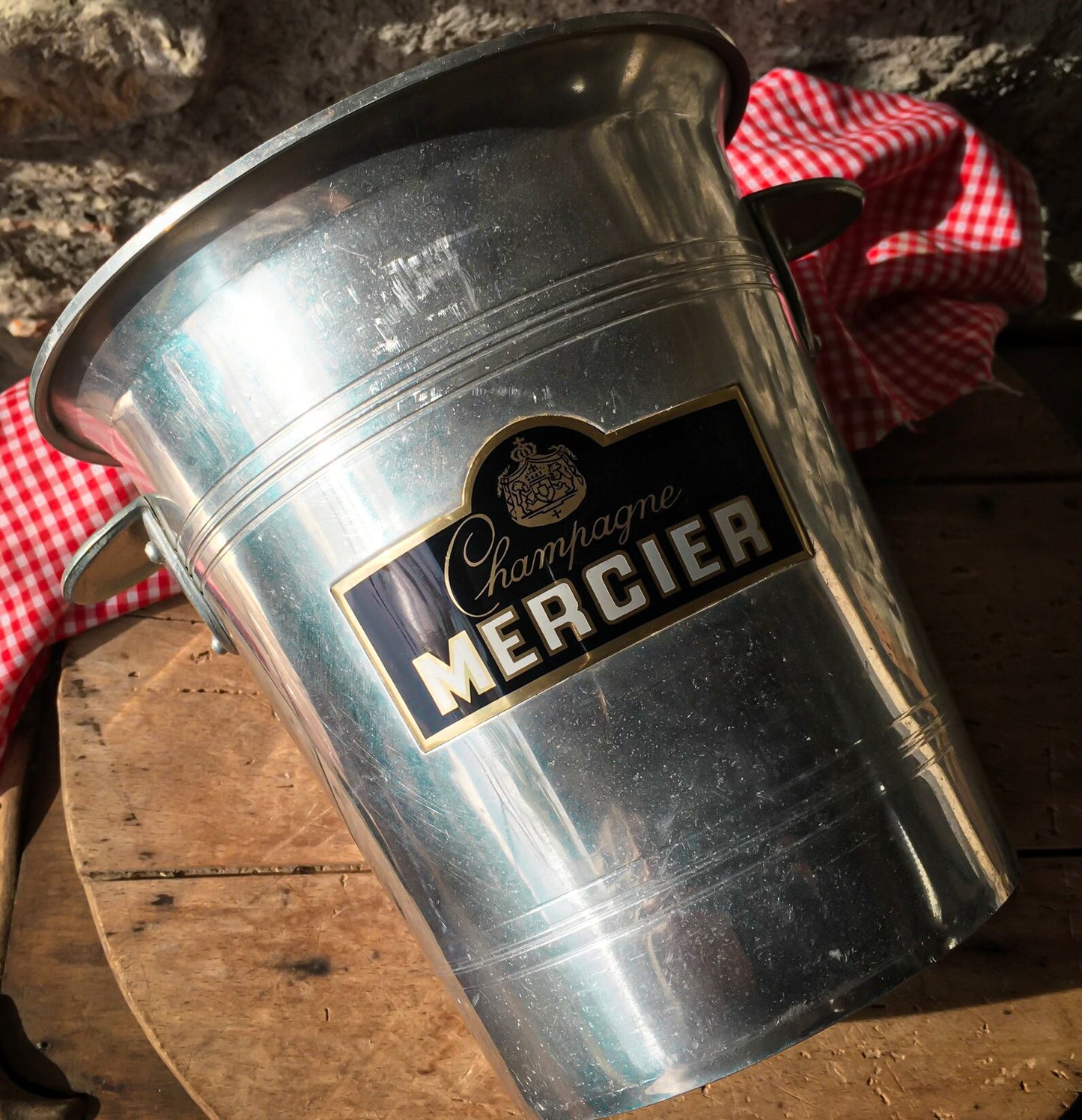 Vintage Mercier Epernay Champagne Bucket