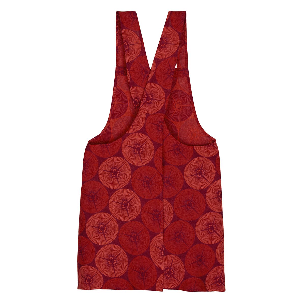 Yukata Red Apron Back