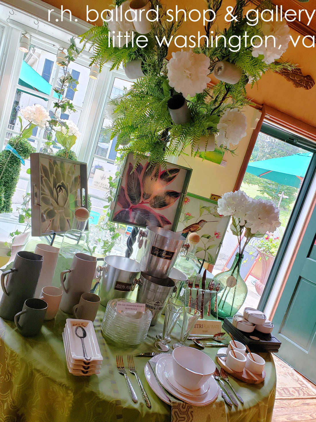 We Are Re-Opening Our Shop & Gallery in Little Washington, VA!