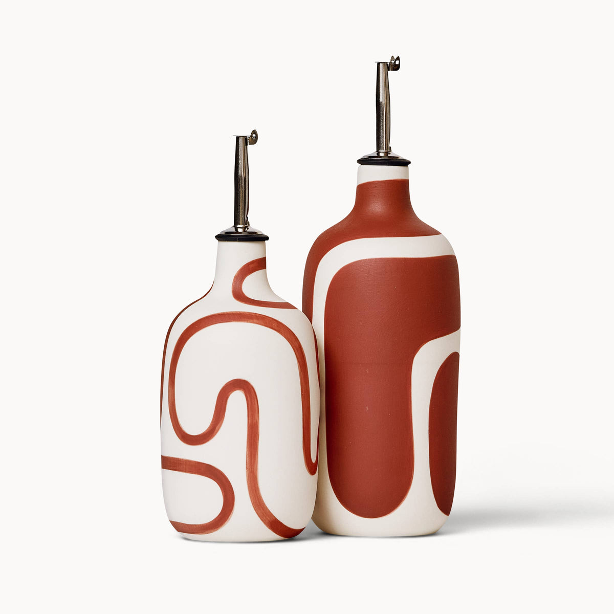 Oil / Vinegar Cruets - Canyon Color Block: Tall - r. h. ballard shop & gallery