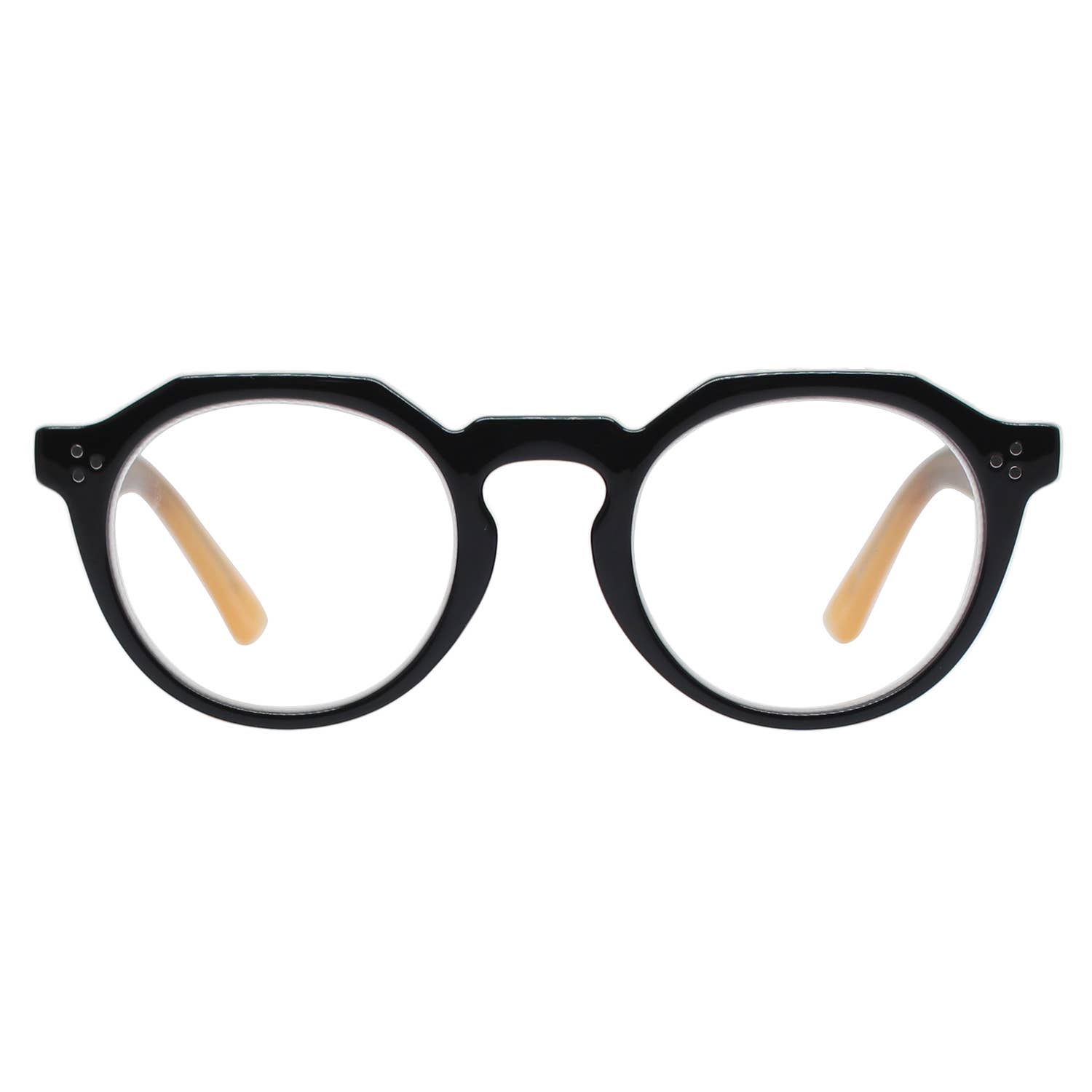 PARKER | Black  | Cream Temples | Blue Light: 2.50 - r. h. ballard shop & gallery