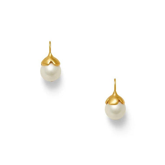 Sweet Pea Petal Pearl Earrings - r. h. ballard shop & gallery