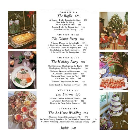 Entertaining by Martha Stewart, Original 1982